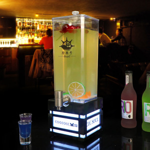 Wan Zhan <b>Beer</b> Server 3L Luminous Dispenser Rectangle Bar Use - Product Image 4