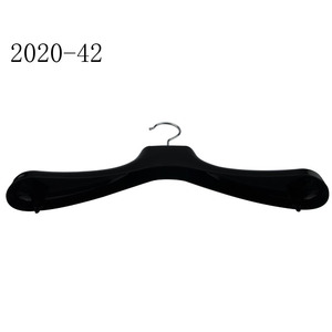 Rộng Vai nhung đen móc áo cho nam giới của quần áo cho cửa hàng hiển thị-Chất lượng cao nhung & vải móc áo - Product Image 6