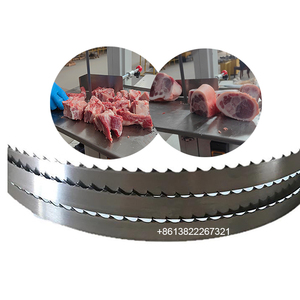 Lame per Sega a Nastro Industriali per Carne Bianca 2/6/8 Pollici Compatibili con Biro 3444/3334 .022 X 5/8 X 4TPI Saldatura ad Alta Frequenza - Product Image 2