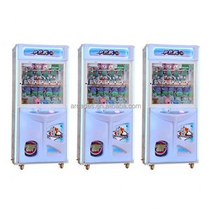 เครื่องเกมคีบตุ๊กตาหยอดเหรียญแบบตู้ 2 ช่อง รุ่นคลาสสิค ทำจากพลาสติก PP ลายเสือ ขายส่งจากโรงงานโดยตรง - Product Image 3