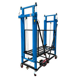 Mesin pengangkat perancah listrik kapasitas muatan kuat 500KG peralatan tangga lift listrik - Product Image 6