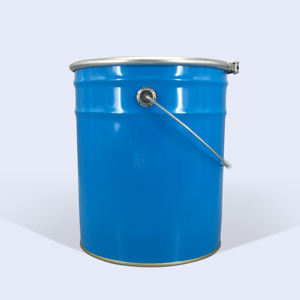 Bidons de peinture métalliques vides personnalisés de 15, 18, <span class=keywords><strong>20</strong></span>, 23, 25 <span class=keywords><strong>litres</strong></span> avec couvercle à anneau de verrouillage et poignée - Product Image 3