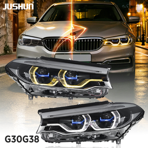 Conjunto de Faros Delanteros LED Matrix Modificados para Serie 5 G30 2018-2020, Luz Diurna, Direccional, JUSHUN - Product Image 5
