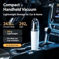 Aspirateur de voiture portatif, sans fil, rechargeable, aspiration et soufflage 2 en 1, mini portable pour le nettoyage de la voiture, de la maison et du bureau