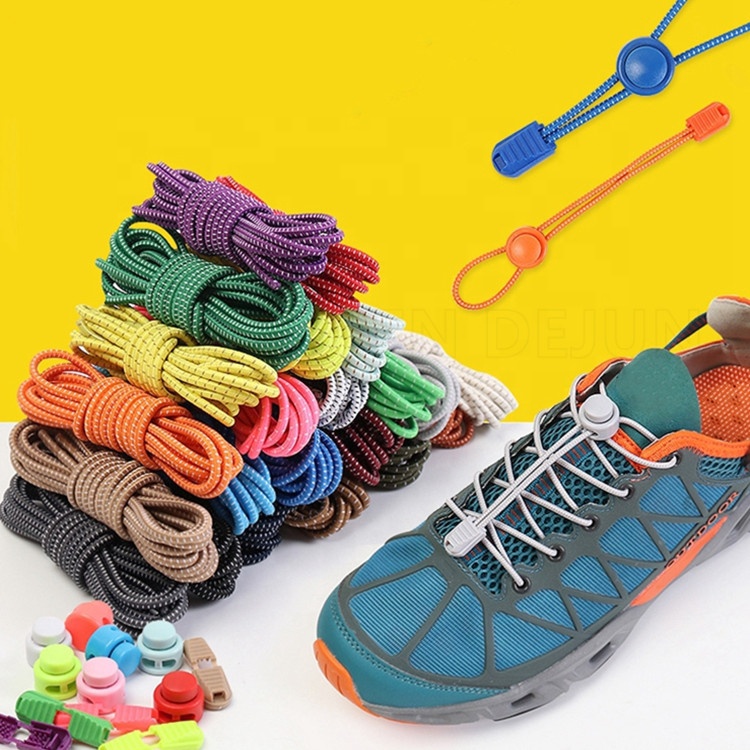 Заводские регулируемые шнурки для обуви, шнурки без завязывания, эластичные шнурки для обуви для взрослых и детей