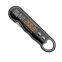 Thermomètre de barbecue numérique personnalisé OEM & ODM aimant de rétroéclairage pliable et étanche Thermomètre ménager à lecture instantanée