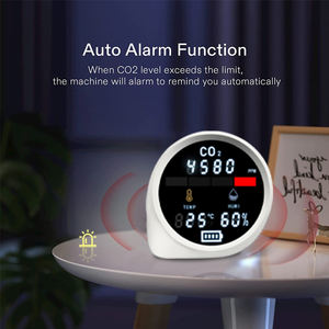 Safewill Tuya WiFi Medidor de <span class=keywords><strong>CO2</strong></span> Temperatura de dióxido de carbono Monitor de <span class=keywords><strong>CO2</strong></span> interior Detector de gas - Product Image 6