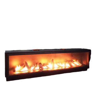 Modern Designer LED Lights Gas Insert <strong>Fireplace</strong> <strong>TV</strong> <strong>Stand</strong> Indoor Home Use 36/40/50/60/72/80/100inch Steel/Metal Material - Product Image 1
