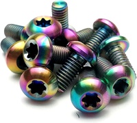 Mur Titanium M6 M8 M10 M12, mur untuk lokomotif dan sepeda motor sepeda mobil