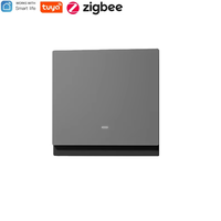 SMTLAP F2 Bahan ABS/PC Panel Kaca Standar Inggris Tombol Tekan Zigbee Sakelar Sentuh Kontrol Aplikasi Smart Life 10A 220V