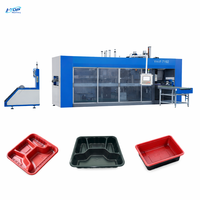 Automatische thermoformmachine voor de productie van voedselcontainers, plastic lunchboxen, trays en afhaalmaaltijdenverpakkingen