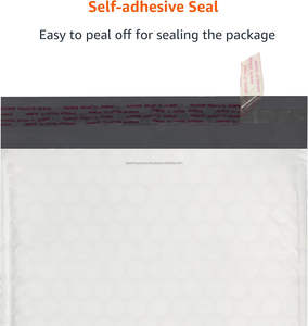 Enveloppes à bulles écologiques avec rembourrage pour l'expédition, fermeture sécurisée, 4x8, 6x10, 8,5x12 pouces, pour l'emballage du commerce électronique - Product Image 5