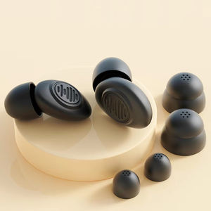 Reutilizável Soft Silicone Tampões Ruído Cancelamento Proteção Auditiva para <span class=keywords><strong>Sleep</strong></span> Focus Viagem Comfort Side Sleepers - Product Image 1