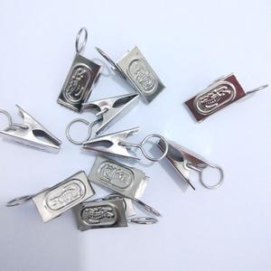 Paquete de 10 clips para cortinas con ganchos, clips para cortinas tipo cocodrilo, tela para cortinas, ganchos para cortinas, accesorios metálicos, clips pequeños - Product Image 5