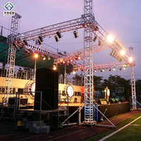 Estructura de Aluminio para Escenarios, Material de Aleación de Aluminio de Buena Calidad, Techo Triangular para Eventos y Conciertos al Aire Libre, Tamaño Personalizado