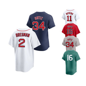 2025 Mới Giá Rẻ Hàng Đầu Khâu Mỹ Bóng Chày Jersey Boston 34 Ortiz 16 Duran 11Devers Tùy Chỉnh Đội Jersey - Product Image 5