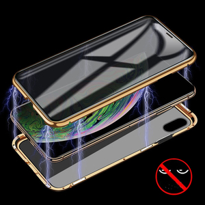 Ốp Hai Mặt Kính Cường Lực Cho <span class=keywords><strong>Iphone</strong></span>, Ốp Lưng Hai Mặt Từ Tính Chống Gián Điệp Bảo Mật Cho <span class=keywords><strong>Iphone</strong></span> <span class=keywords><strong>6</strong></span> 6S Plus <span class=keywords><strong>7</strong></span> 8 Plus X Xs Xr Xs Max - Product Image 2