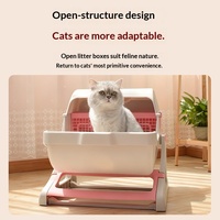 Bac à litière intelligent de luxe pour chat, autonettoyant, grande taille, nettoyage en profondeur, pas besoin de pelle à litière, accessoires pour animaux de compagnie, produits les plus vendus