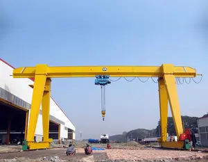 Pemasok Cina kerekan listrik kecil dan menengah berukuran gantry crane 5 ton 10 ton harga