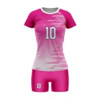 Jersey bola voli kustom dengan tim Nomor nama untuk anak perempuan dan wanita kaos voli pribadi dan celana pendek untuk anak laki-laki