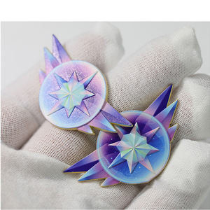 Imán <span class=keywords><strong>de</strong></span> Refrigerador Personalizado PinGlory con Personajes <span class=keywords><strong>de</strong></span> TV y Películas, Impresión UV, Transparente Perlado, Imitación Esmalte, Efecto Arenas Movedizas - Product Image 3