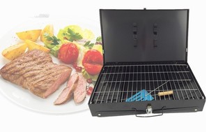 Wholesale Modern Portable Folding BBQ <b>Grill</b> Stove <b>Outdoor</b> Charcoal Smoker Smokeless Feature Steel Iron Gas Fuel Carbon <b>Grill</b> - Product Image 4