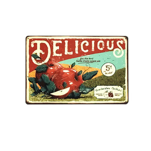 Placa Rectangular de Metal Vintage Personalizada con Diseño en Relieve, Letreros Retro, Decoración de Pared, Letrero de Estaño Impreso con Serigrafía para el Hogar o Tienda - Product Image 3