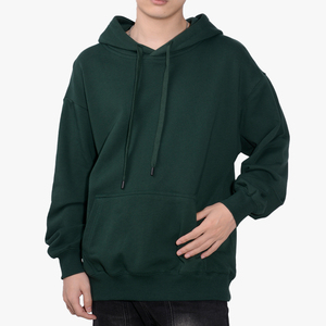 Sudaderas con capucha extragrandes blancas de algodón suave y grueso, cómodas, con logotipo personalizado, sudadera con capucha de manga larga lisa de alta calidad - Product Image 3