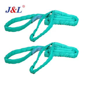 JULI Synthetic Fiber Round Sling - 6:1 Safety Factor EN 1492-2:2000 Certified Durable Textile Lifting Strap Customize OEM/ODM