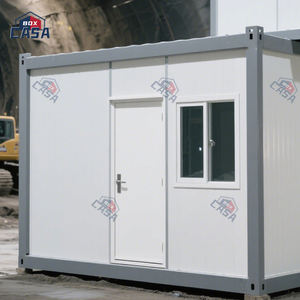 Casas de contenedores desmontables para alquiler <span class=keywords><strong>cerca</strong></span> de mí para oficina en <span class=keywords><strong>casa</strong></span> y almacén Material de panel sándwich de estructura de madera y acero duradero - Product Image 4