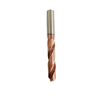 Foret hélicoïdal 5D pour machines-outils CNC, liquide de refroidissement externe, en carbure monobloc, pour l'acier
