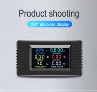 Medidor de energía inteligente Digital 6 en 1, pantalla LCD única de 1 A, voltímetro de CA 220V, medidor de Kwh, instrumentos eléctricos inteligentes