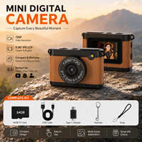 Kamera Digital Mini DC20C Grosir 720P 2MP CMOS LED Flash Android Berbagi Instan 5 Filter Kustomisasi Logo OEM Layar IPS 0.96"