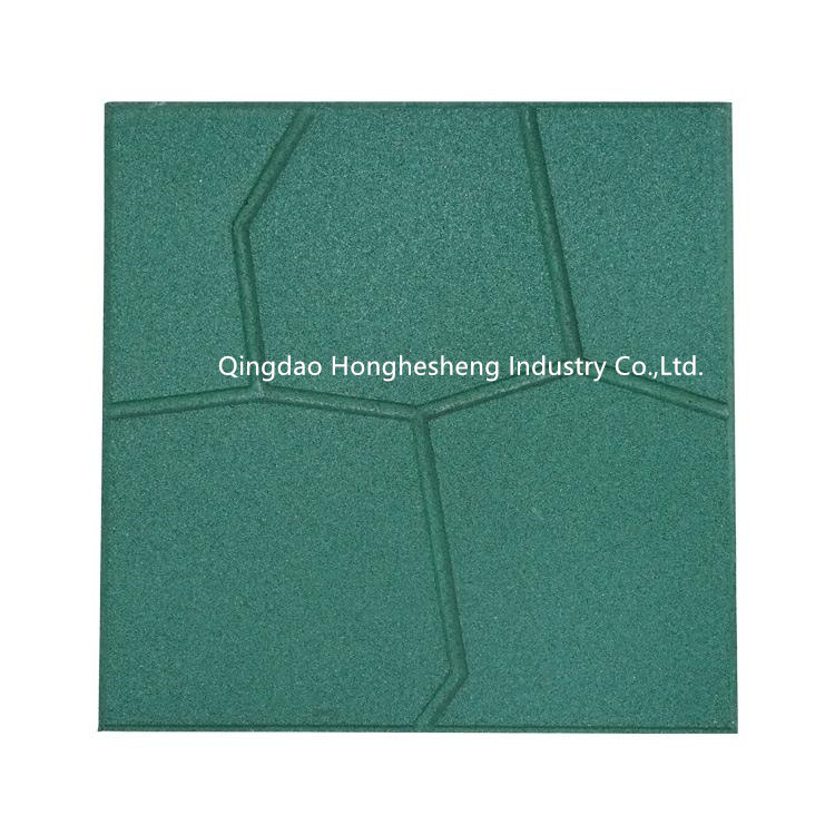 cross pattern rubber tile teflon mold dog bone mould interlocking rubber mat mold for Rubber Tile Heating