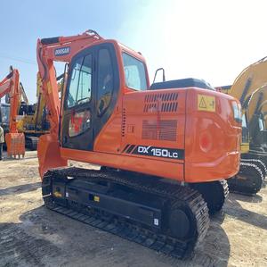 Mini-excavatrice Doosan DX150 de 15 tonnes certifiée EPA CE 2024, personnalisée, avec moteur, boîte de vitesses, pompe, roulement, origine japonaise, 95% NEUF - Product Image 3