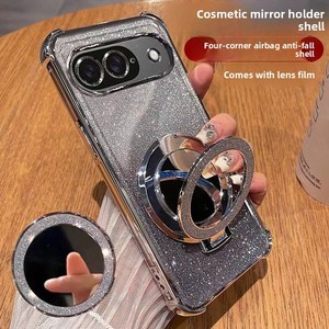 Coque de protection Premium Diamant Bling Bling <span class=keywords><strong>Chrome</strong></span> avec béquille pour <span class=keywords><strong>Google</strong></span> Pixel 10 Pro 9 8 Pro XL 7A - Product Image 2