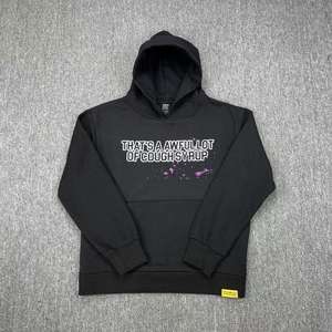 Зимне-осенние хлопковые худи с принтом, высококачественные мужские худи с надписью «Awful <span class=keywords><strong>Lot</strong></span> <span class=keywords><strong>of</strong></span> Cough Syrup» - Product Image 2