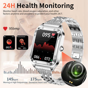 Reloj inteligente LIGE BW0544 (2 correas) para mujer, permite contestar llamadas, monitor de actividad física, monitor de frecuencia cardíaca, SpO2, compatible con Android e IOS. - Product Image 3