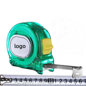 Mètre à ruban en acier 7,5 m, boîtier renforcé vert PC, lame revêtue anti-rouille, règle à ruban - Product Image 3