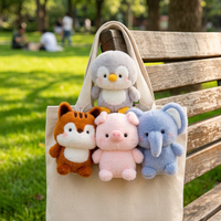 Bobova Peluche d'éléphant personnalisée mignonne pour bureau, super douce, garnie de coton PP, doublure en maille, anti-stress, cadeau d'anniversaire pour enfants