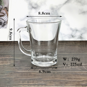 Lot de <span class=keywords><strong>verres</strong></span> en cristal sans plomb avec poignée, pour vin, bière, idéal pour bars et fêtes - Product Image 5