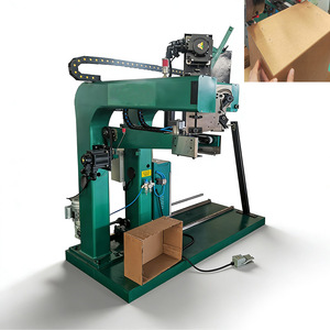 เครื่องเย็บขอบกล่องกระดาษลูกฟูกหนาแบบปิดฝาบนล่าง - Product Image 2