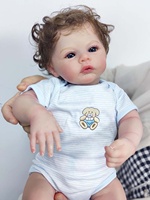 China Original New Soft Touch Bebe Silikon Kleinkind Vinyl Real Life Baby Boy Puppe wieder geboren, die echt aussehen