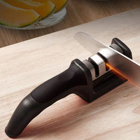 Kit d'outils d'affûtage professionnel 4 étapes pierre céramique diamant acier au tungstène manuel aiguiseur de couteau de cuisine aiguiseur de couteau