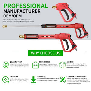 Pistola pulverizadora de lavadora de alta presión 5000PSI 350Bar Material plástico de nueva condición con rociador de acero inoxidable - Product Image 5