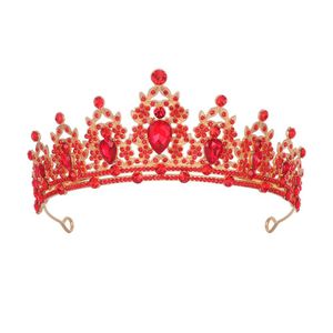 Vendita diretta della fabbrica all'ingrosso strass di diamanti neri corona nuziale in lega Tiara Tiara da sposa - Product Image 3