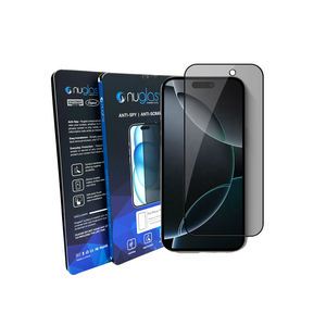 EASY APP-Protector de pantalla antichoque de vidrio templado para iPhone 15, 14, 13, 12, 11 Pro Max, protector de pantalla de privacidad - Product Image 1