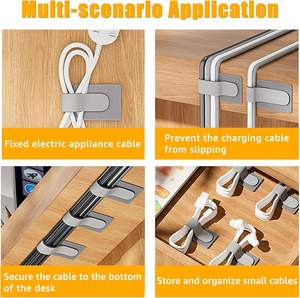 Móc dán 3M tùy chỉnh, thân thiện với môi trường, làm từ nylon, có thể tái sử dụng, tự dính, dùng để tổ chức dây cáp, nhà, văn phòng, ô tô - Product Image 6