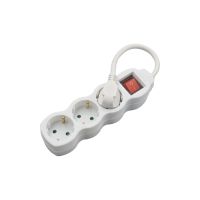 Multiprise électrique E-SUN à 3 prises, puissante, verticale, avec prise EU, prend en charge les prises personnalisées, CE ROHS pour 250V