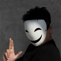 Anime Cosplay Costume High-Rise Invasion Resin Mask Black Bullet Kagetane Hiruko Mask Halloween Masquerade Party Props